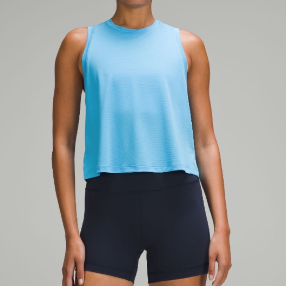 Kayak Blue Ultralight Waist-Length Tank Top